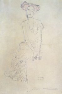 Seated Woman by Gustav Klimt